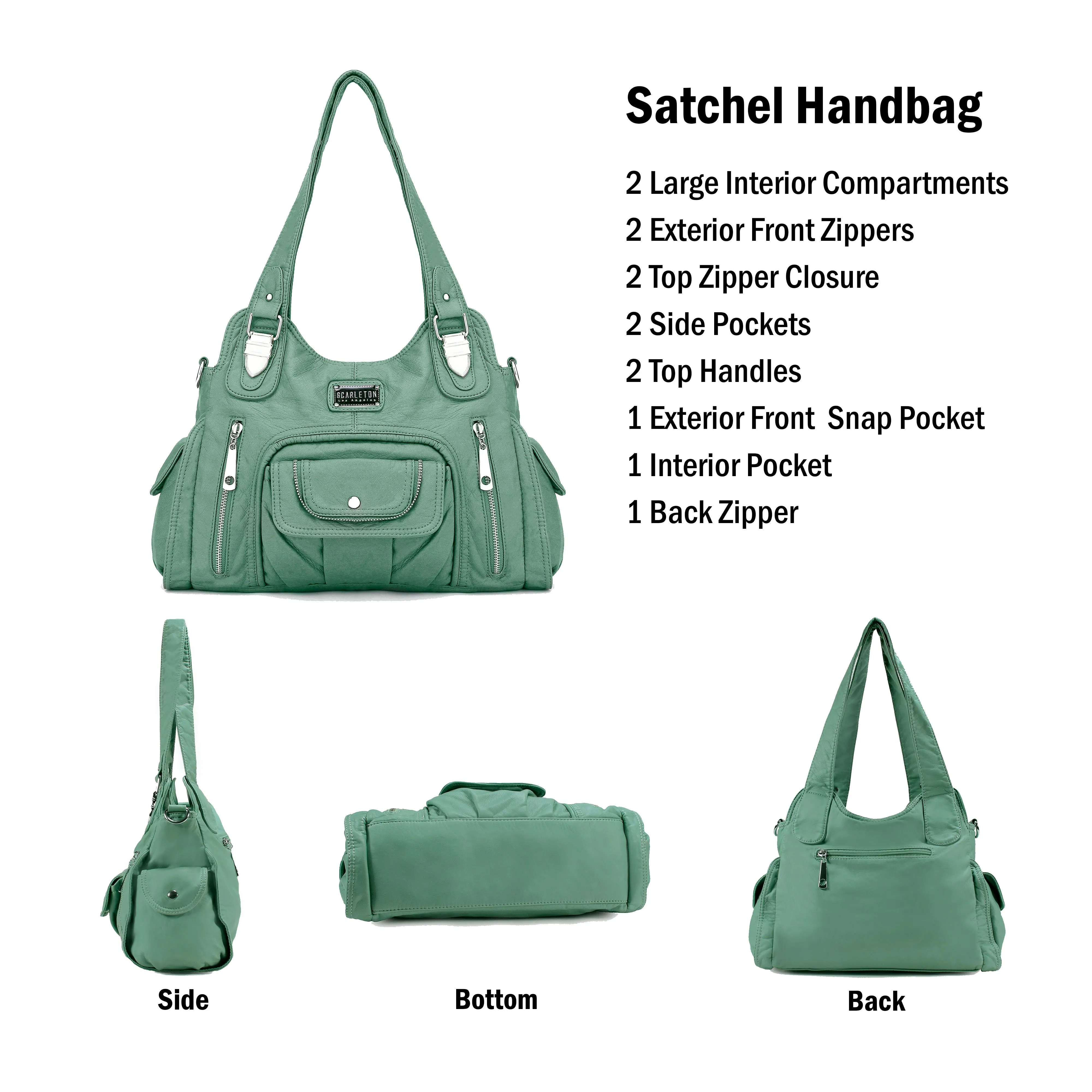 Ultra Soft Satchel Handbag H1635