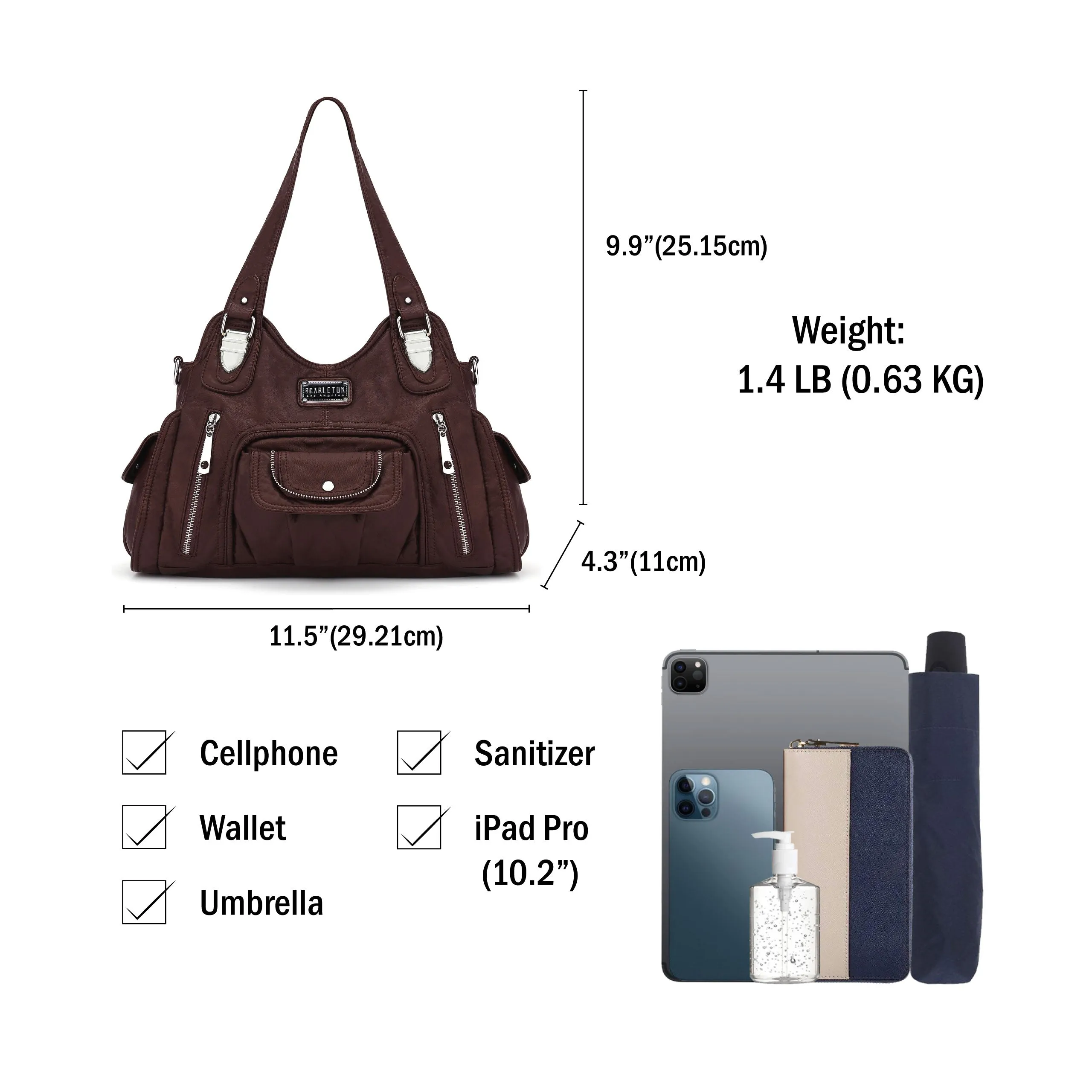 Ultra Soft Satchel Handbag H1635