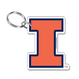 University of Illinois Acrylic Keychain