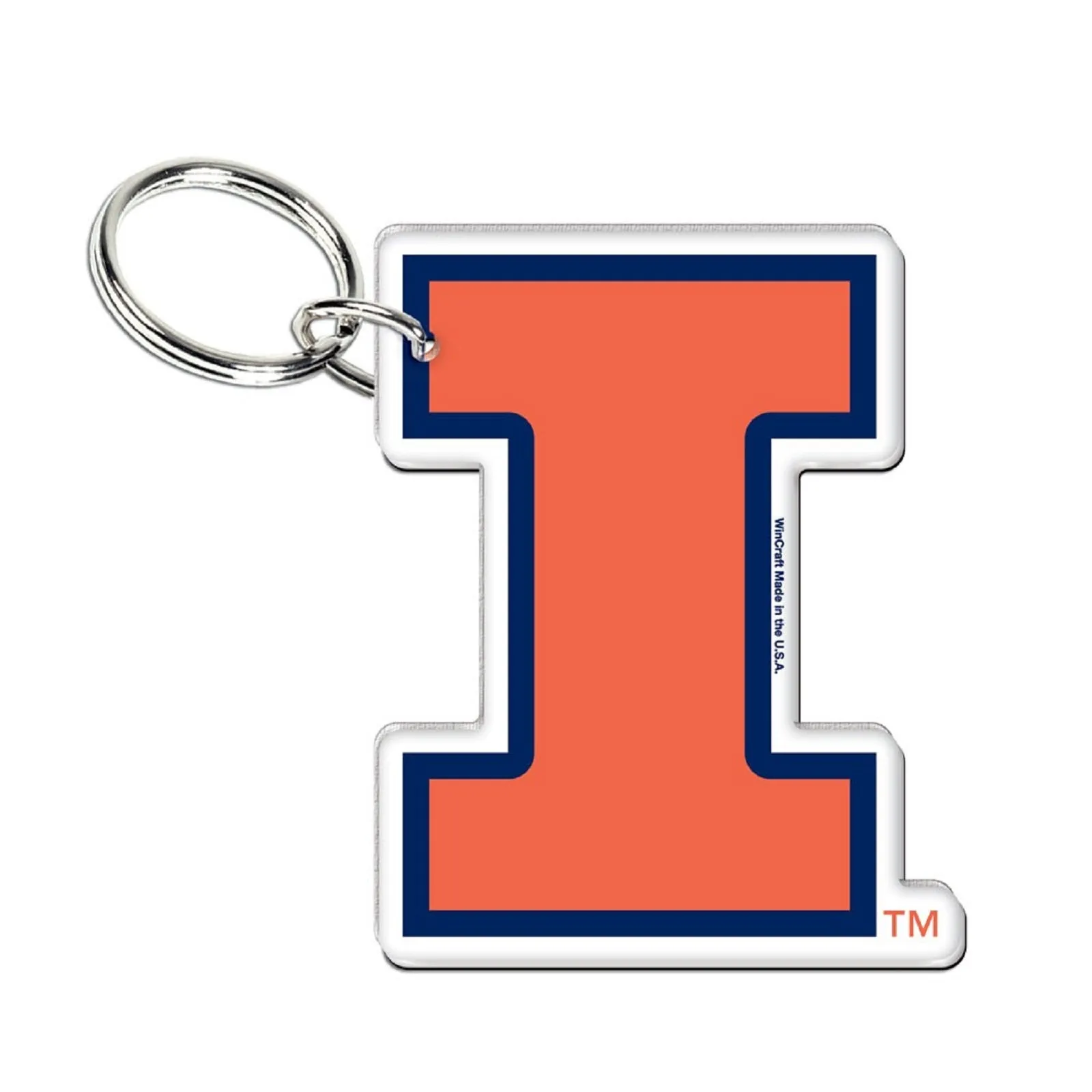 University of Illinois Acrylic Keychain