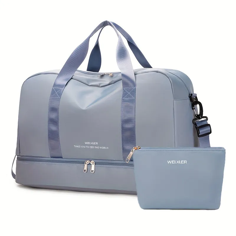 Versatile Travel Bag Set for Women One Shoulder Weekend Adventure