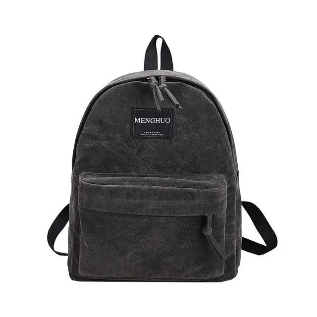 Women Backpack Preppy Suede Backpacks Girls School Bags Vintage Backpack Travel Bag Female Backpack Burgundy Gray Black Mochila