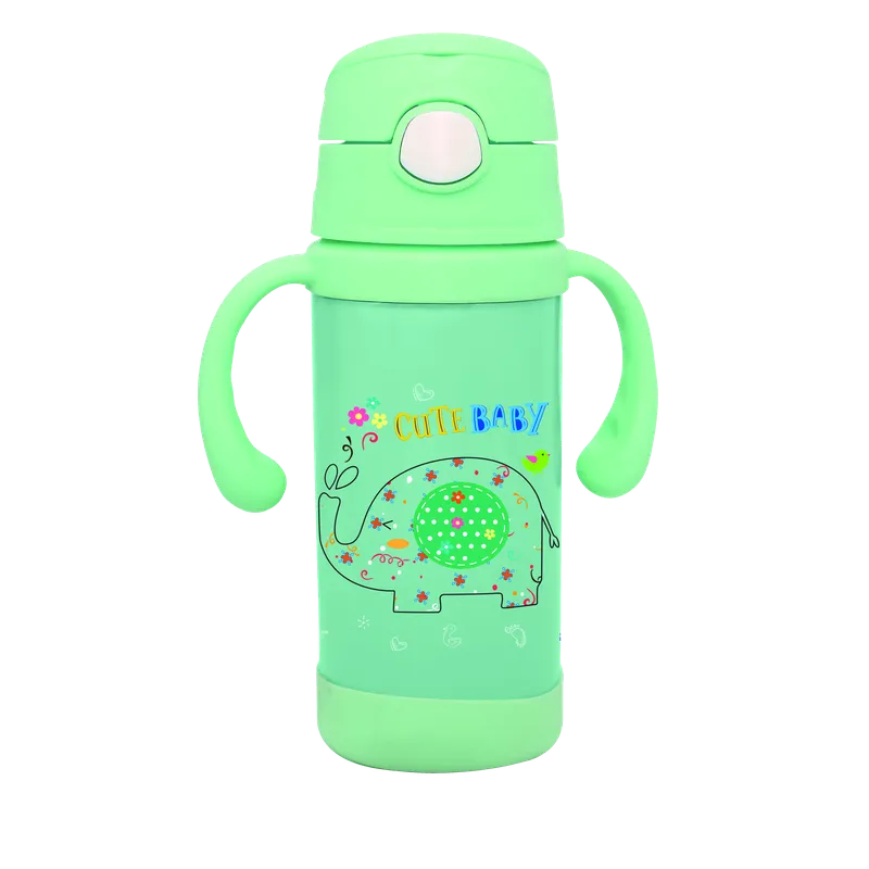 Youp Thermosteel insulated sea green color kids sipper and feeding bottle EUDORA- 220 ml